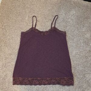 Torrid Plum Lace Trim Cami